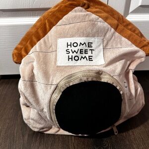 Happy Nappers Reversible Puppy Dog House Plush Stuffed  Home Sweet Home